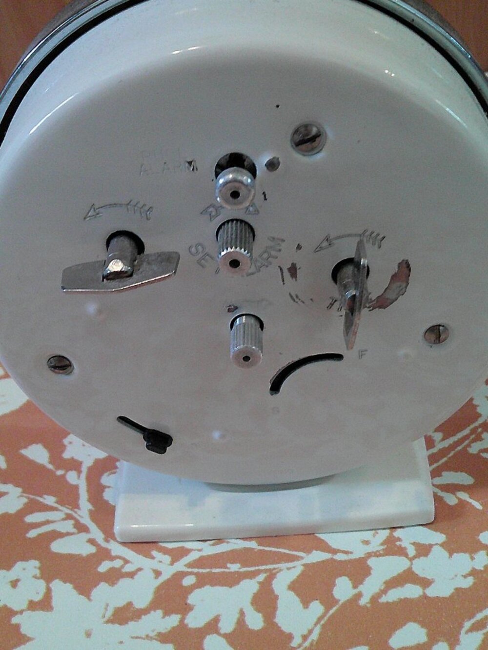 Vtg 1950's Aunt Jemima Cornmeal Clock WORKS, w/issues pls read... - Picture 8 of 8